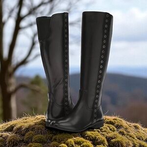 New! MICHAEL KORS DORA BLACK BOOTS SIZE 10